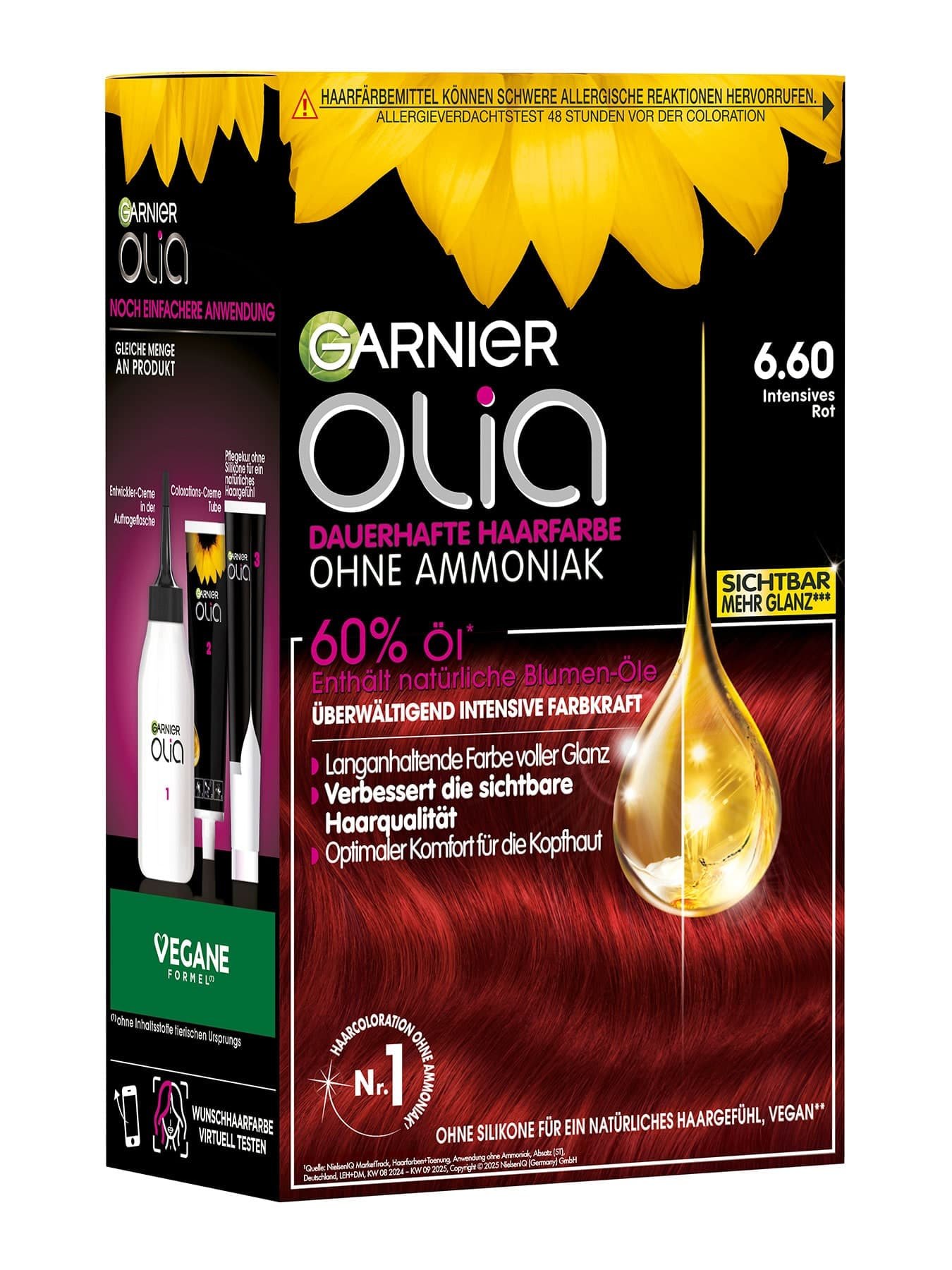 Garnier Olia Nr. 6.60 Intensives Rot - Produktansicht links